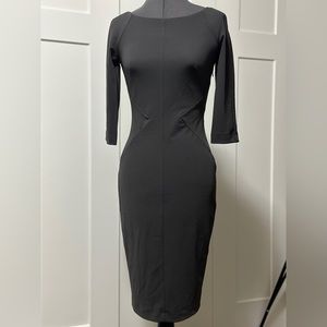 Women’s dress in charcoal